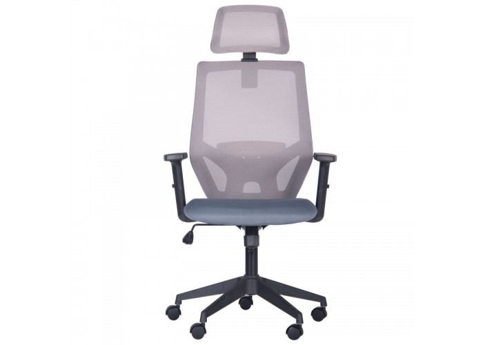  Кресло Lead Black HR сиденье Нест-08 серая/спинка Сетка HY-109 серая  3 — купить в PORTES.UA