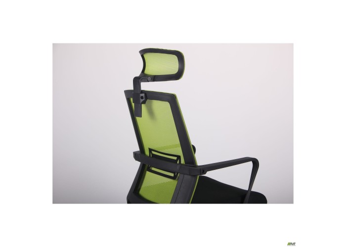  Кресло Neon HR сиденье Саванна nova Black 19/спинка Сетка салатовая  13 — купить в PORTES.UA