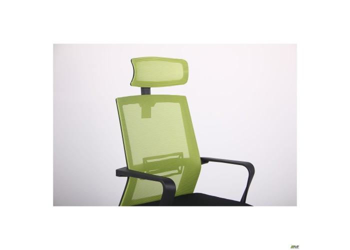  Кресло Neon HR сиденье Саванна nova Black 19/спинка Сетка салатовая  6 — купить в PORTES.UA