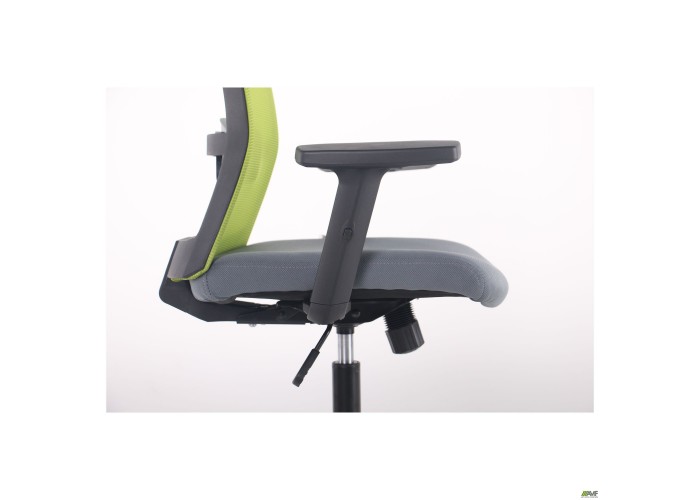 Кресло Uran Black сиденье Нест-08 серая/спинка Сетка SL-06 салатовая  11 — купить в PORTES.UA