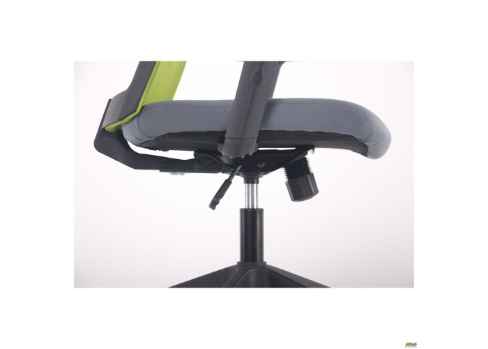  Кресло Uran Black сиденье Нест-08 серая/спинка Сетка SL-06 салатовая  12 — купить в PORTES.UA
