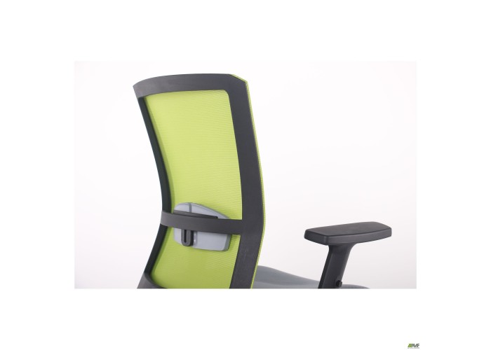  Кресло Uran Black сиденье Нест-08 серая/спинка Сетка SL-06 салатовая  13 — купить в PORTES.UA