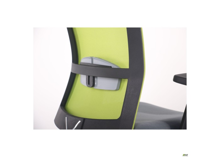  Кресло Uran Black сиденье Нест-08 серая/спинка Сетка SL-06 салатовая  14 — купить в PORTES.UA