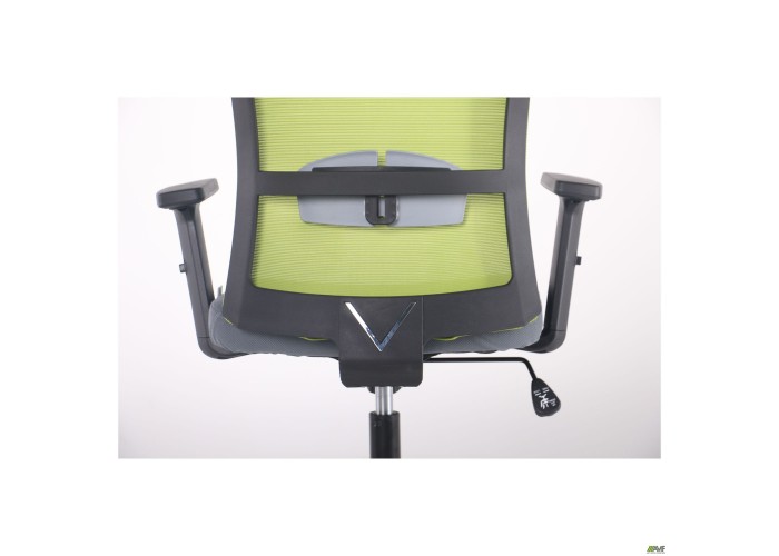  Кресло Uran Black сиденье Нест-08 серая/спинка Сетка SL-06 салатовая  15 — купить в PORTES.UA