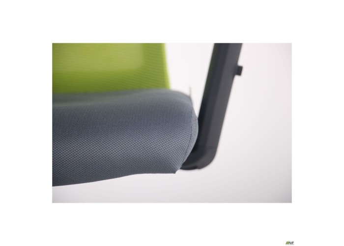 Кресло Uran Black сиденье Нест-08 серая/спинка Сетка SL-06 салатовая  8 — купить в PORTES.UA