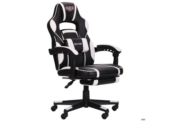  Кресло VR Racer Dexter Vector черный/белый  2 — купить в PORTES.UA