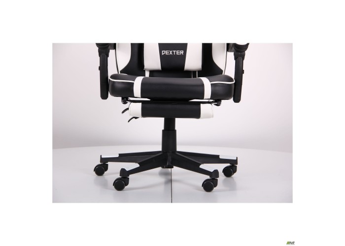  Кресло VR Racer Dexter Vector черный/белый  18 — купить в PORTES.UA