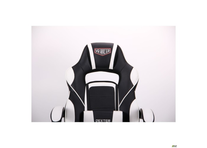  Кресло VR Racer Dexter Vector черный/белый  8 — купить в PORTES.UA