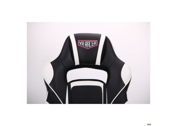  Кресло VR Racer Dexter Vector черный/белый  9 — купить в PORTES.UA
