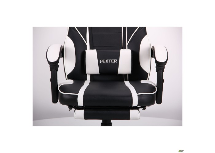  Кресло VR Racer Dexter Vector черный/белый  10 — купить в PORTES.UA