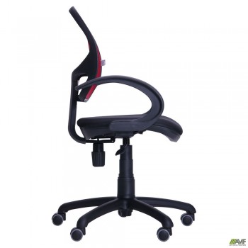 Крісло Байт/АМФ-5 сидіння Сітка чорна/спинка Сітка червона