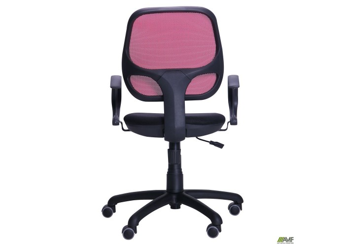  Кресло Байт/АМФ-5 сиденье Сетка черная/спинка Сетка красная  4 — купить в PORTES.UA