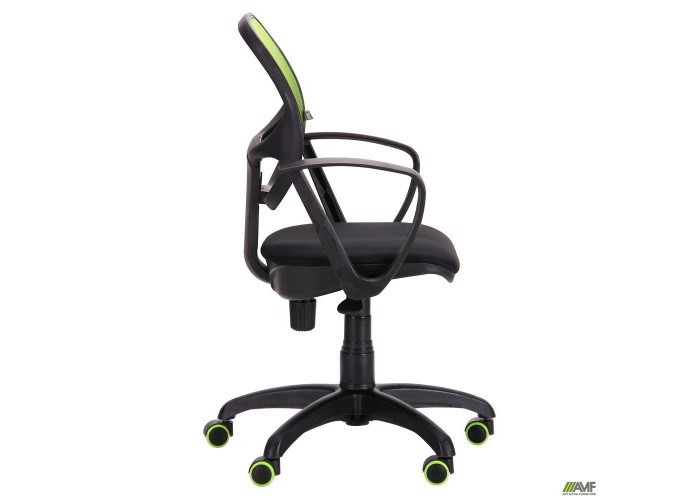  Кресло Бит Color/АМФ-7 сиденье Сетка черная/спинка Сетка салатовая  4 — купить в PORTES.UA