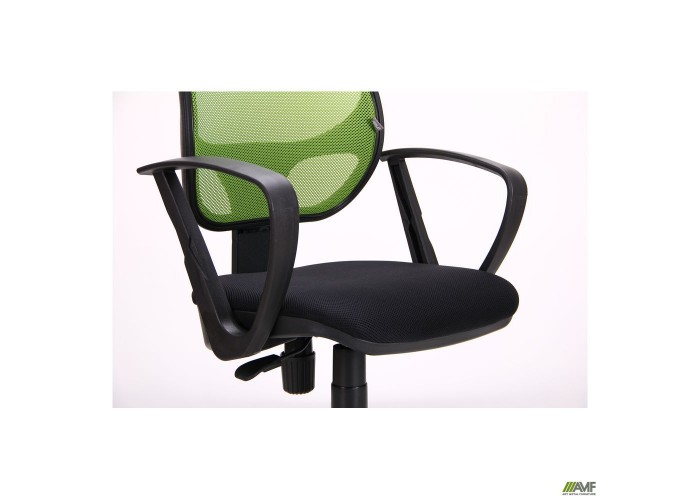  Кресло Бит Color/АМФ-7 сиденье Сетка черная/спинка Сетка салатовая  7 — купить в PORTES.UA