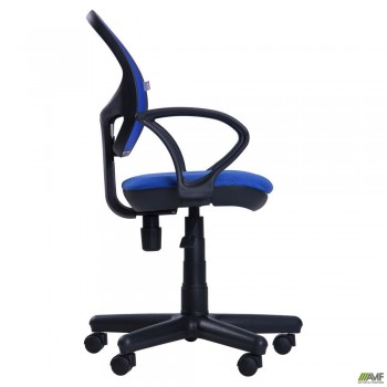 Крісло Чат/АМФ-4 сидіння А-21/спинка Сітка синя