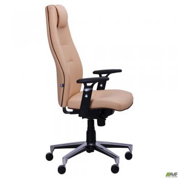 Кресло Элеганс НВ Неаполь-01 (бежевый), кант Неаполь-32 (темно-коричневый)