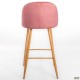 Барний стілець Bellini бук/pink