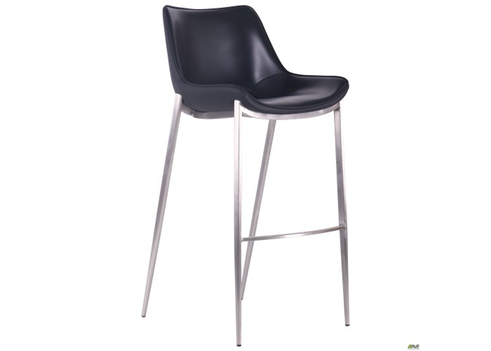  Барний стілець Blanc black leather  2 — замовити в PORTES.UA