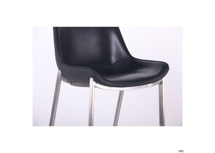  Барный стул Blanc black leather  9 