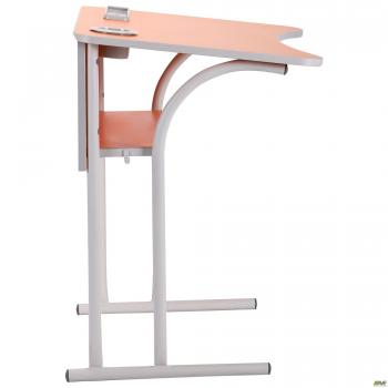 Парта учнівська одномісна 3 р.р., помаранч.