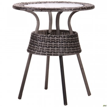 Стол Catalina ротанг серый