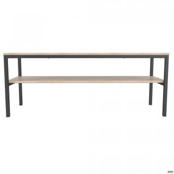 Стіл консольний Triton (1300х400х696) Дуб Сонома/Чорний графіт