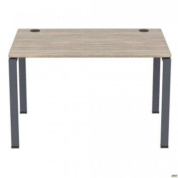 Стіл письмовий SIG-103 (1000х800х750мм) Чорний графіт 60х30мм. В'яз Ліберті Димчастий