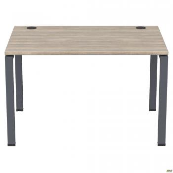 Стол письменный SIG-103 (1187х800х750мм) Черный графит 60х30мм. Вяз Либерти Дымчатый