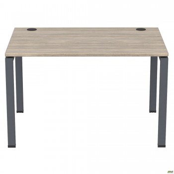 Стіл письмовий SIG-103 (1587х800х750мм) Чорний графіт 60х30мм. В'яз Ліберті Димчастий