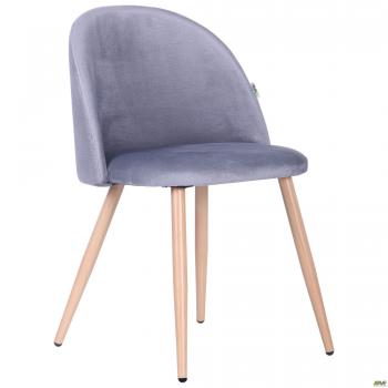 Стул обеденный Sherry beech/dark grey velvet