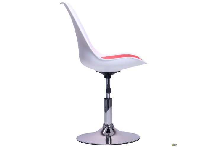  Барний стілець Aster chrome білий+червоний  3 — замовити в PORTES.UA