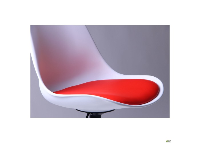  Барний стілець Aster chrome білий+червоний  7 — замовити в PORTES.UA