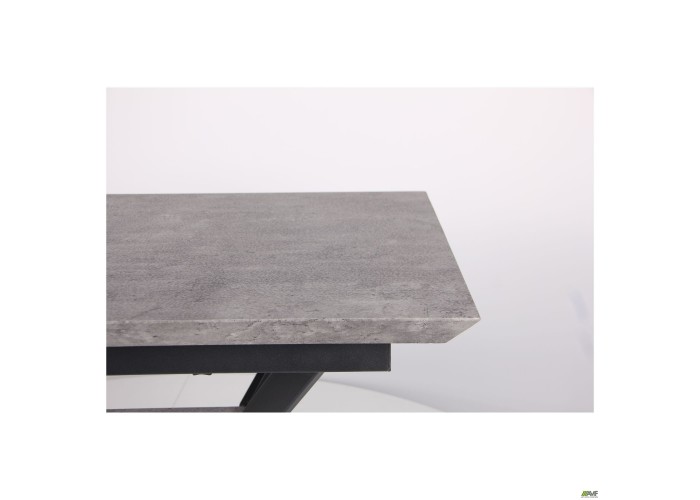  Стол обеденный раскладной Jackson черный/МДФ бетон  6 — купить в PORTES.UA