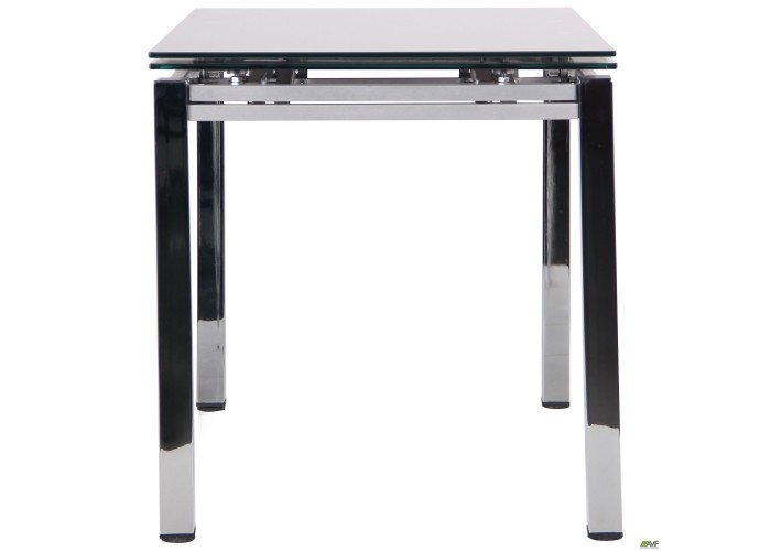  Стол обеденный раскладной Сандро хром/стекло серый  4 — купить в PORTES.UA