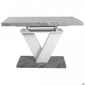 Стол Сан-Вито белый / бетон