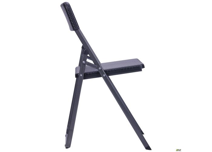  Стул складной Морган пластик Rattan Black  3 — купить в PORTES.UA