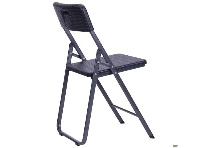  Стул складной Морган пластик Rattan Black  5 — купить в PORTES.UA