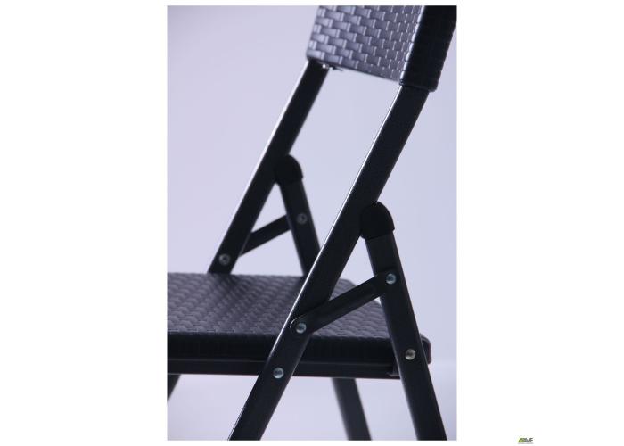  Стул складной Морган пластик Rattan Black  9 — купить в PORTES.UA