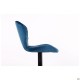 Барний стілець Vensan Velvet Blue/Black
