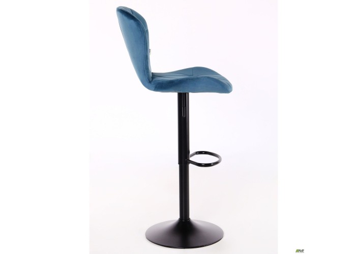  Барний стілець Vensan Velvet Blue/Black  3 — замовити в PORTES.UA