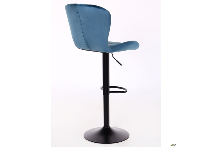 Барний стілець Vensan Velvet Blue/Black  4 — замовити в PORTES.UA