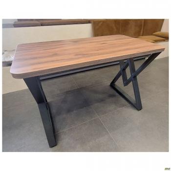 Стол Daisy 1400 (1380х670хН770) черный графит/Дуб Ливорно