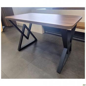 Стол Daisy 1400 (1380х670хН770) черный графит/Дуб Ливорно