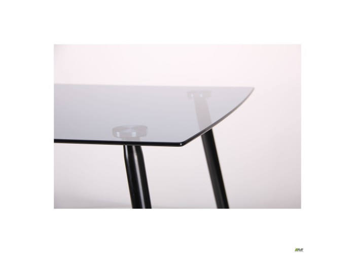 Стол обеденный Умберто черный/стекло тонированное серое  10 — купить в PORTES.UA