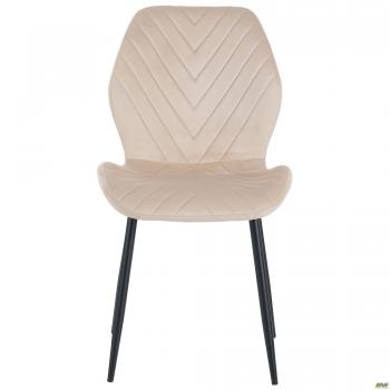 Стул Daisy черный/ вельвет бежевый