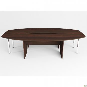 Стол конференционный МГ-252 (3015х1640х750мм) орех темный