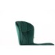 Барний стілець Vensan Velvet Green/Black
