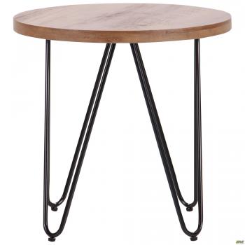 Стол журнальный Arizona черный/МДФ дуб шервуд