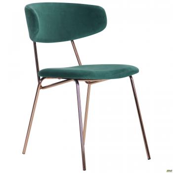 Стул Alphabet B gold/dark green