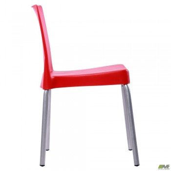 Стул Корсика алюм пластик красный